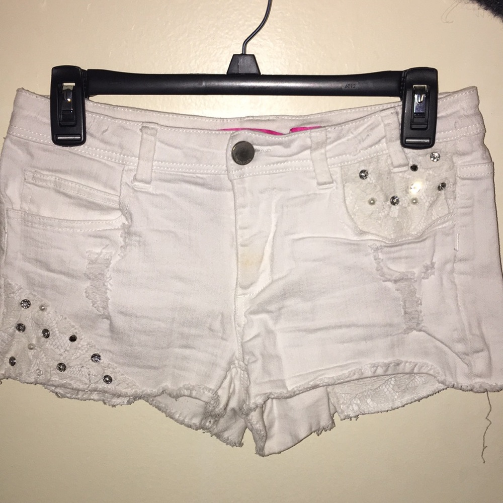 White shorts